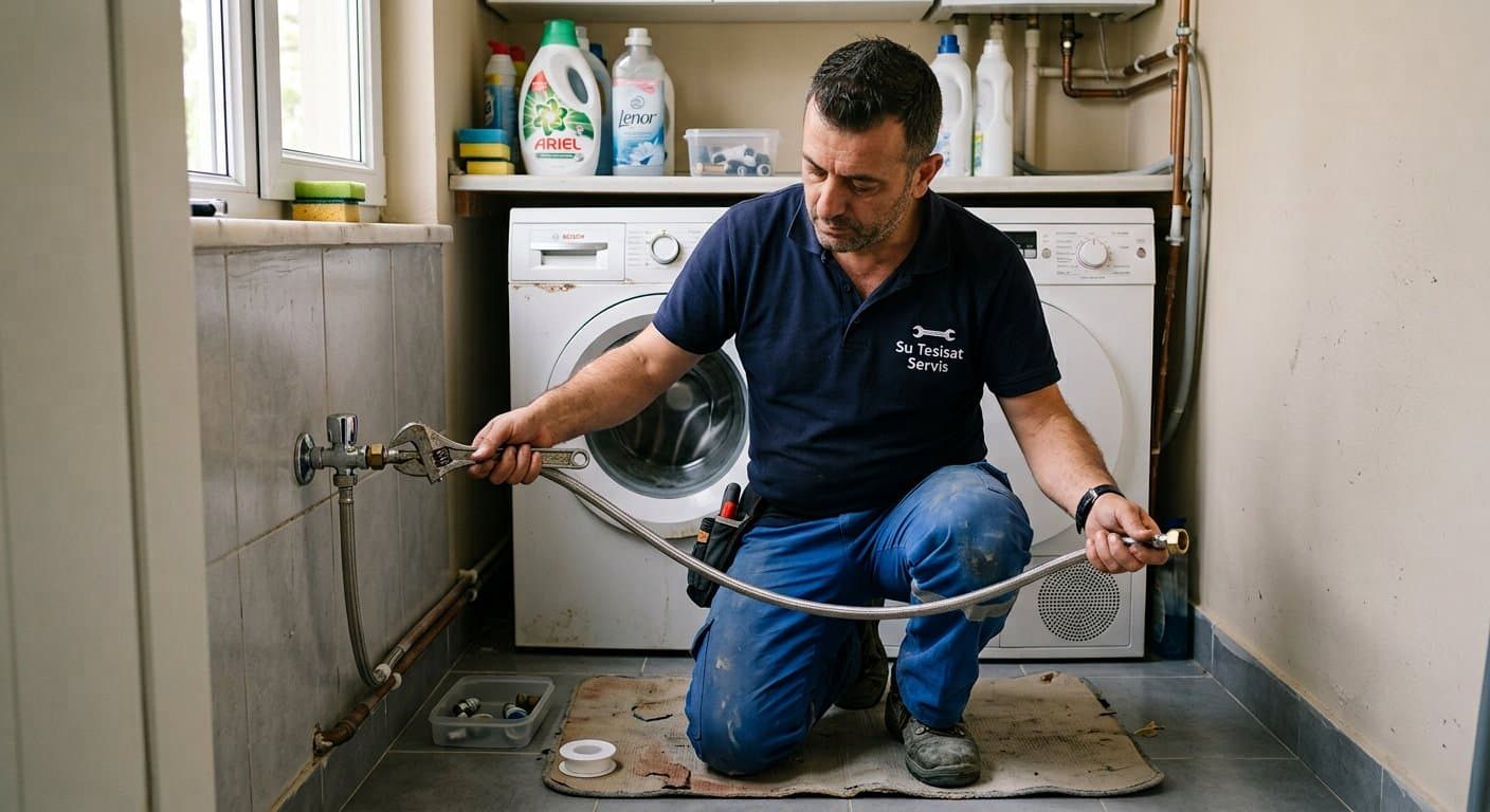Çamaşır Makinesi Su Bağlantısı Bursa servis uygulaması
